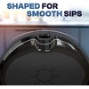 image:imageThicc Buddy  40 oz Stainless Steel Vacuum Insulated Tumbler with Lid and Straw for Water  Travel Mug Cupholder Friendly  Gifts for Women Men Him Her Midnight ReefMidnight Reef