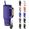image:imageThicc Buddy  40 oz Stainless Steel Vacuum Insulated Tumbler with Lid and Straw for Water  Travel Mug Cupholder Friendly  Gifts for Women Men Him Her Midnight ReefPurple Glitz