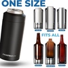 image:imageFrost Buddy Universal Can Cooler  Fits all  Stainless Steel Can Cooler for 12 oz amp 16 oz Regular or Slim Cans amp Bottles  Stainless Steel Love SparksCinnamon