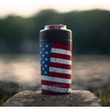 image:imageFrost Buddy Universal Can Cooler  Fits all  Stainless Steel Can Cooler for 12 oz amp 16 oz Regular or Slim Cans amp Bottles  Stainless Steel Love SparksMerica Flag