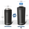 image:imageFrost Buddy Universal Can Cooler  Fits all  Stainless Steel Can Cooler for 12 oz amp 16 oz Regular or Slim Cans amp Bottles  Stainless Steel Love SparksMerica Flag