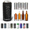 image:imageFrost Buddy Universal Can Cooler  Fits all  Stainless Steel Can Cooler for 12 oz amp 16 oz Regular or Slim Cans amp Bottles  Stainless Steel Love SparksBlack Leopard