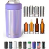 image:imageFrost Buddy Universal Can Cooler  Fits all  Stainless Steel Can Cooler for 12 oz amp 16 oz Regular or Slim Cans amp Bottles  Stainless Steel Love SparksAmethyst