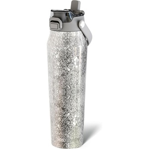 image:imageFrost Buddy 24oz Insulated Water Bottle with Straw amp Chug Lid  LeakProof Stainless Steel  24Hours Cold  SweatProof Cup Holder Friendly  Ideal for Gym Travel Sports amp Everyday HydrationSilver Sleigh