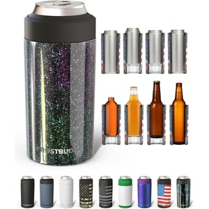 image:imageFrost Buddy Universal Can Cooler  Fits all  Stainless Steel Can Cooler for 12 oz amp 16 oz Regular or Slim Cans amp Bottles  Stainless Steel Love SparksMermaid