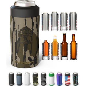 image:imageFrost Buddy Universal Can Cooler  Fits all  Stainless Steel Can Cooler for 12 oz amp 16 oz Regular or Slim Cans amp Bottles  Stainless Steel Love SparksMossy Oak Bottomland