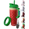 image:imageThicc Buddy  50 oz Stainless Steel Vacuum Insulated Tumbler with Lid and Straw for Water  Travel Mug Cupholder Friendly  Gifts for Women Men Him Her Watermelon KissWatermelon Kiss