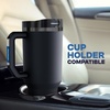 image:imageThicc Buddy  50 oz Stainless Steel Vacuum Insulated Tumbler with Lid and Straw for Water  Travel Mug Cupholder Friendly  Gifts for Women Men Him Her Watermelon KissBlack  One Lid