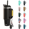 image:imageThicc Buddy  50 oz Stainless Steel Vacuum Insulated Tumbler with Lid and Straw for Water  Travel Mug Cupholder Friendly  Gifts for Women Men Him Her Watermelon KissBlack