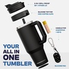 image:imageThicc Buddy  50 oz Stainless Steel Vacuum Insulated Tumbler with Lid and Straw for Water  Travel Mug Cupholder Friendly  Gifts for Women Men Him Her Watermelon KissCrimson