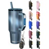 image:imageThicc Buddy  50 oz Stainless Steel Vacuum Insulated Tumbler with Lid and Straw for Water  Travel Mug Cupholder Friendly  Gifts for Women Men Him Her Watermelon KissOpal Sky