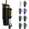 image:imageThicc Buddy  50 oz Stainless Steel Vacuum Insulated Tumbler with Lid and Straw for Water  Travel Mug Cupholder Friendly  Gifts for Women Men Him Her Watermelon KissTexas Tea