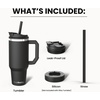 image:imageThicc Buddy  50 oz Stainless Steel Vacuum Insulated Tumbler with Lid and Straw for Water  Travel Mug Cupholder Friendly  Gifts for Women Men Him Her Watermelon KissEmerald Elegance