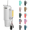 image:imageThicc Buddy  50 oz Stainless Steel Vacuum Insulated Tumbler with Lid and Straw for Water  Travel Mug Cupholder Friendly  Gifts for Women Men Him Her Watermelon KissWhite
