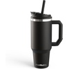 image:imageThicc Buddy  50 oz Stainless Steel Vacuum Insulated Tumbler with Lid and Straw for Water  Travel Mug Cupholder Friendly  Gifts for Women Men Him Her Watermelon KissBlack