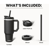 image:imageThicc Buddy  50 oz Stainless Steel Vacuum Insulated Tumbler with Lid and Straw for Water  Travel Mug Cupholder Friendly  Gifts for Women Men Him Her Watermelon KissNorthern Lights