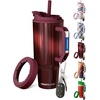 image:imageThicc Buddy  50 oz Stainless Steel Vacuum Insulated Tumbler with Lid and Straw for Water  Travel Mug Cupholder Friendly  Gifts for Women Men Him Her Watermelon KissCinnamon