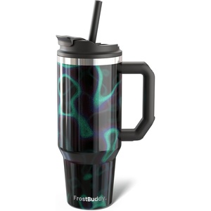 image:imageThicc Buddy  50 oz Stainless Steel Vacuum Insulated Tumbler with Lid and Straw for Water  Travel Mug Cupholder Friendly  Gifts for Women Men Him Her Watermelon KissNorthern Lights
