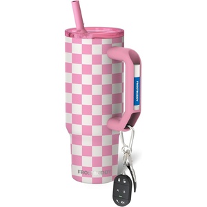 image:imageThicc Buddy  50 oz Stainless Steel Vacuum Insulated Tumbler with Lid and Straw for Water  Travel Mug Cupholder Friendly  Gifts for Women Men Him Her Watermelon KissPink Checkered