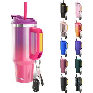 image:imageThicc Buddy  50 oz Stainless Steel Vacuum Insulated Tumbler with Lid and Straw for Water  Travel Mug Cupholder Friendly  Gifts for Women Men Him Her Watermelon KissViolet Haze