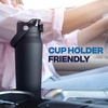 image:imageFrost Buddy Bottle Buddy 16oz Baseball Drip  Siporchug dual lid  Icecold for 24 hours  100 LeakProof with Locking Lid  Cupholder friendlyMint Chocolate