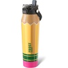 image:imageFrost Buddy Bottle Buddy 16oz Baseball Drip  Siporchug dual lid  Icecold for 24 hours  100 LeakProof with Locking Lid  Cupholder friendlyPencil