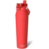 image:imageFrost Buddy Bottle Buddy 16oz Baseball Drip  Siporchug dual lid  Icecold for 24 hours  100 LeakProof with Locking Lid  Cupholder friendlyRed