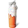 image:imageFrost Buddy Bottle Buddy 16oz Baseball Drip  Siporchug dual lid  Icecold for 24 hours  100 LeakProof with Locking Lid  Cupholder friendlyVanilla Ice Cream