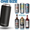 image:imageFrost Buddy Universal Can Cooler  Slim Cans 1216oz Baby Blue  Rub  20x colder cold up to 24 hrs  Sleek lightweight design  Premium build quality  Coffeemug ready with addon lidAurora