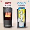 image:imageFrost Buddy Universal Can Cooler  Slim Cans 1216oz Baby Blue  Rub  20x colder cold up to 24 hrs  Sleek lightweight design  Premium build quality  Coffeemug ready with addon lidCinnamon