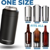 image:imageFrost Buddy Universal Can Cooler  Slim Cans 1216oz Baby Blue  Rub  20x colder cold up to 24 hrs  Sleek lightweight design  Premium build quality  Coffeemug ready with addon lidCamo Flag