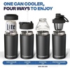 image:imageFrost Buddy Universal Can Cooler  Slim Cans 1216oz Baby Blue  Rub  20x colder cold up to 24 hrs  Sleek lightweight design  Premium build quality  Coffeemug ready with addon lidReal Tree Max7