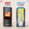 image:imageFrost Buddy Universal Can Cooler  Slim Cans 1216oz Baby Blue  Rub  20x colder cold up to 24 hrs  Sleek lightweight design  Premium build quality  Coffeemug ready with addon lidShake My Bones