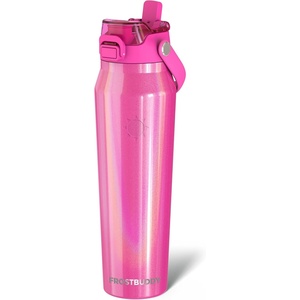 image:imageFrost Buddy Bottle Buddy 16oz Baseball Drip  Siporchug dual lid  Icecold for 24 hours  100 LeakProof with Locking Lid  Cupholder friendlyLove Sparks