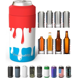 image:imageFrost Buddy Universal Can Cooler  Slim Cans 1216oz Baby Blue  Rub  20x colder cold up to 24 hrs  Sleek lightweight design  Premium build quality  Coffeemug ready with addon lidRocket Pop