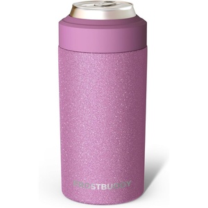 image:imageFrost Buddy Universal Can Cooler  Slim Cans 1216oz Baby Blue  Rub  20x colder cold up to 24 hrs  Sleek lightweight design  Premium build quality  Coffeemug ready with addon lidAurora