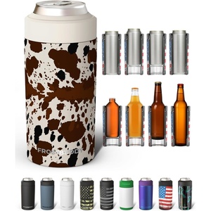 image:imageFrost Buddy Universal Can Cooler  Slim Cans 1216oz Baby Blue  Rub  20x colder cold up to 24 hrs  Sleek lightweight design  Premium build quality  Coffeemug ready with addon lidCowabunga