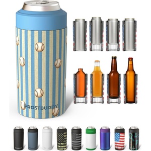 image:imageFrost Buddy Universal Can Cooler  Slim Cans 1216oz Baby Blue  Rub  20x colder cold up to 24 hrs  Sleek lightweight design  Premium build quality  Coffeemug ready with addon lidDiamond Days
