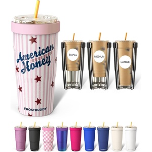 image:imageFrost Buddy Togo Buddy 30oz Tumbler  Insulated Stainless Steel Amethyst  Doublewall vacuum insulated  Spillproof flip lid  188 premium stainless steel  Cupholder friendlyAmerican Honey