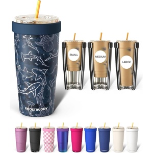 image:imageFrost Buddy Togo Buddy 30oz Tumbler  Insulated Stainless Steel Amethyst  Doublewall vacuum insulated  Spillproof flip lid  188 premium stainless steel  Cupholder friendlyMidnight Reef