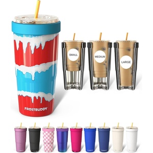 image:imageFrost Buddy Togo Buddy 30oz Tumbler  Insulated Stainless Steel Amethyst  Doublewall vacuum insulated  Spillproof flip lid  188 premium stainless steel  Cupholder friendlyFrosty Freeze