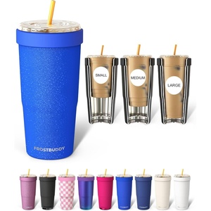 image:imageFrost Buddy Togo Buddy 30oz Tumbler  Insulated Stainless Steel Amethyst  Doublewall vacuum insulated  Spillproof flip lid  188 premium stainless steel  Cupholder friendlyRoyal Glitz