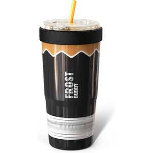 image:imageFrost Buddy Togo Buddy 30oz Tumbler  Insulated Stainless Steel Amethyst  Doublewall vacuum insulated  Spillproof flip lid  188 premium stainless steel  Cupholder friendlyBlack Pencil