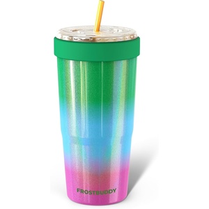 image:imageFrost Buddy Togo Buddy 30oz Tumbler  Insulated Stainless Steel Amethyst  Doublewall vacuum insulated  Spillproof flip lid  188 premium stainless steel  Cupholder friendlyPrism Pop